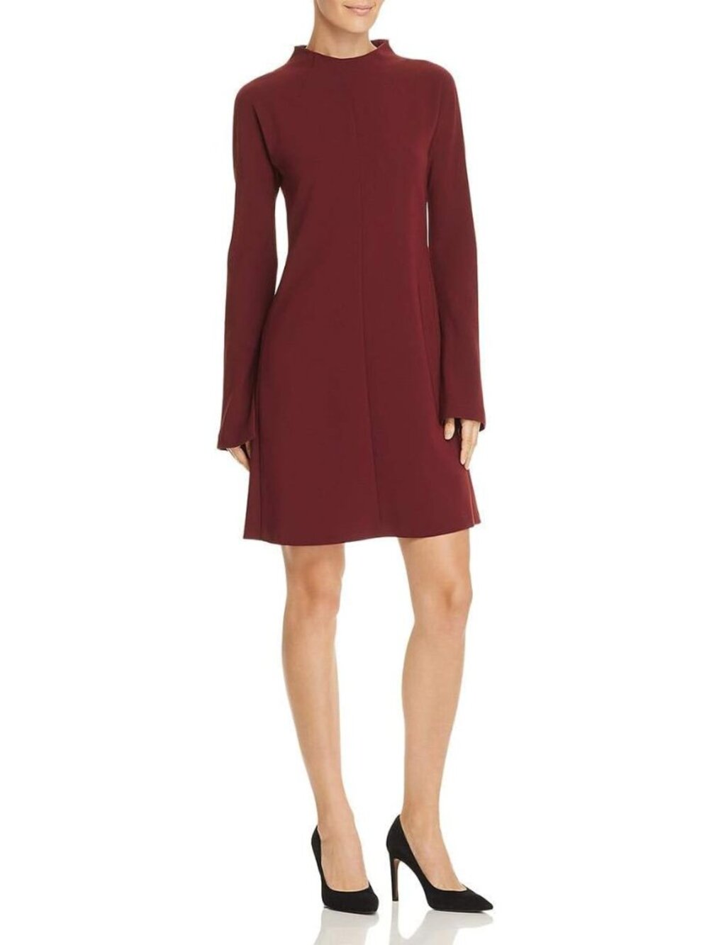 Theory "Dolman" Shift Dress in Burgundy, size 12